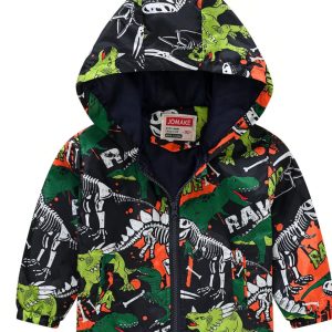 Blouson à capuche coupe-vent pour garçon