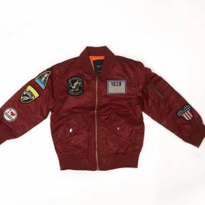Blouson aviateur pour enfant avec patchs