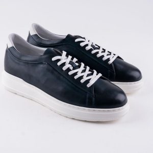 Baskets en cuir Danilo – BLC02 Bleu