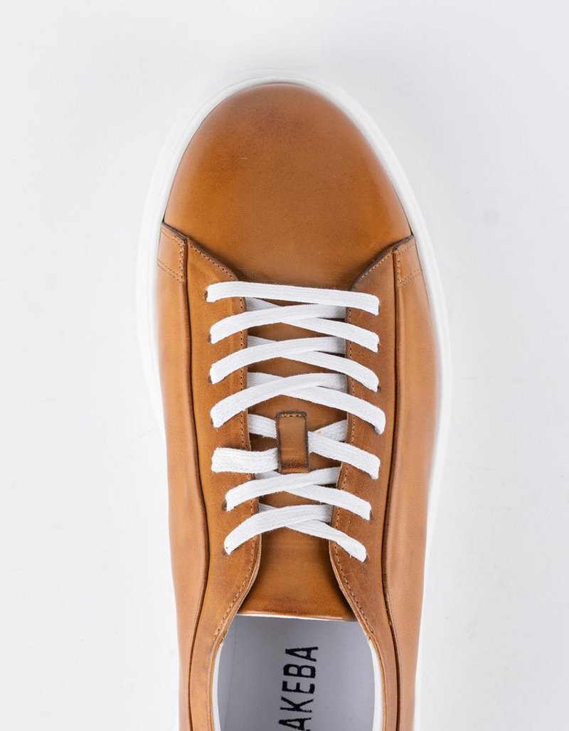 Baskets en cuir Danilo – BLC02 Camel – Image 3