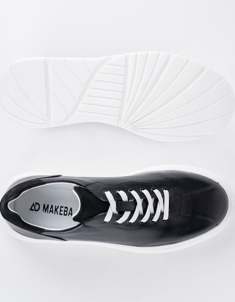 Baskets en cuir Danilo – BLC09 Noir – Image 4