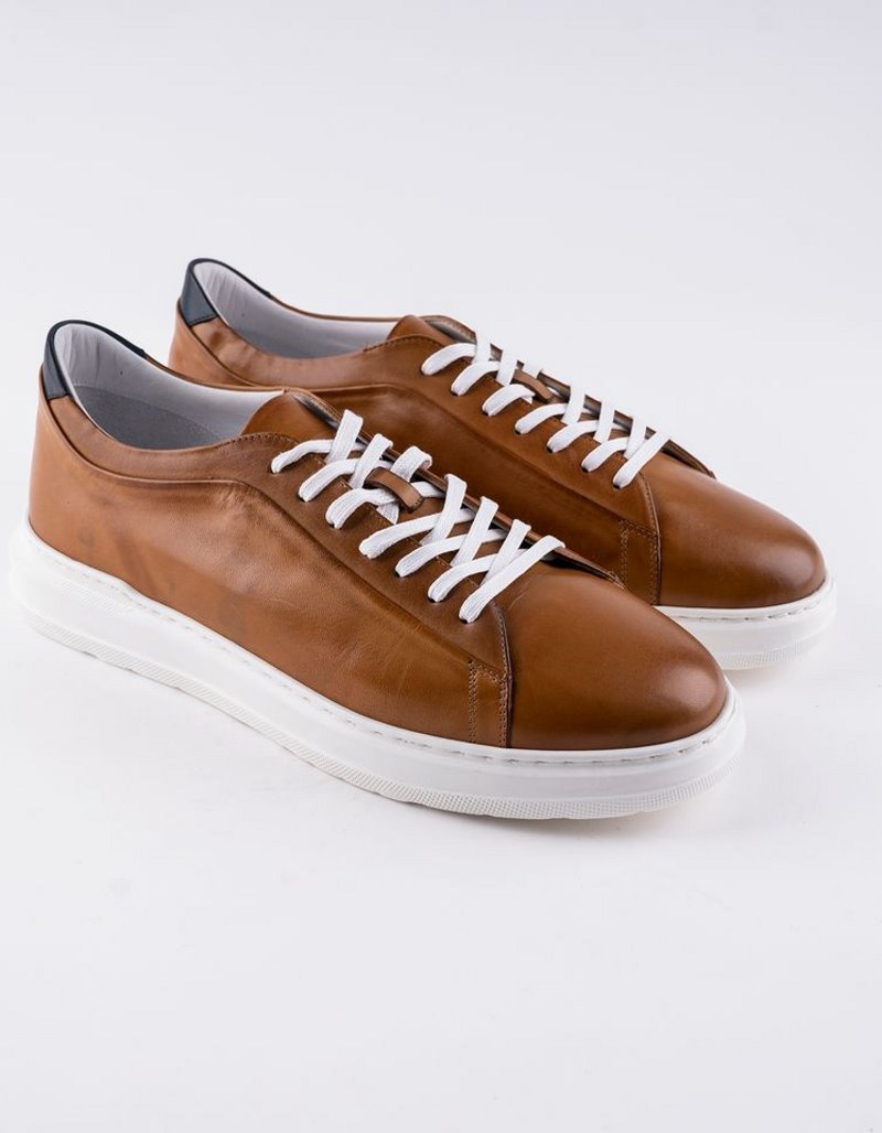 Baskets en cuir Danilo – BLC02 Camel – Image 2
