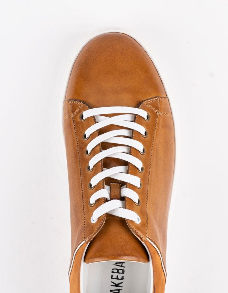 Baskets en cuir Leo – CU21 Camel – Image 3