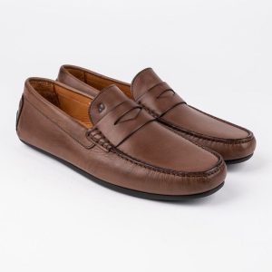 Mocassins en cuir Tino – TD100 Marron 290
