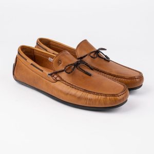 Mocassins en cuir Tino – TD103 Camel