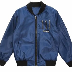 Blouson aviateur style bombardier pour enfant