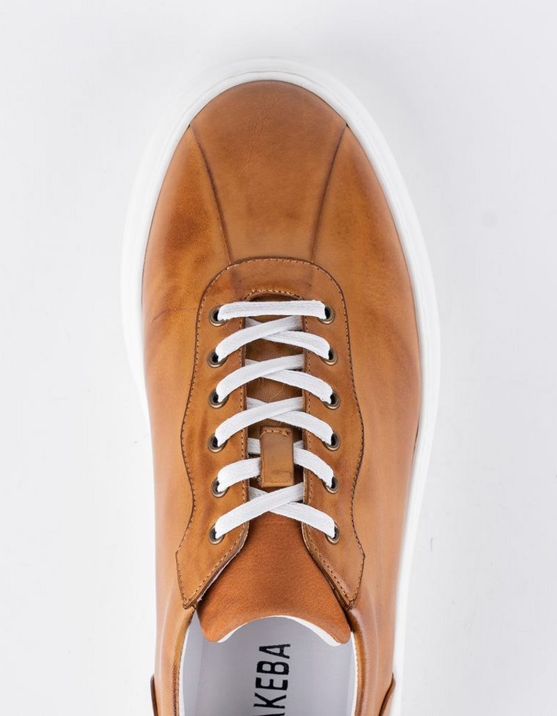 Baskets en cuir Danilo – BLC09 Camel – Image 3