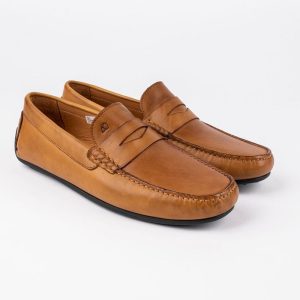 Mocassins en cuir Tino – TD100 Camel