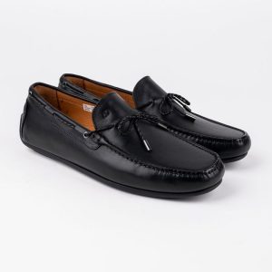 Mocassins en cuir Tino – TD103 Noir