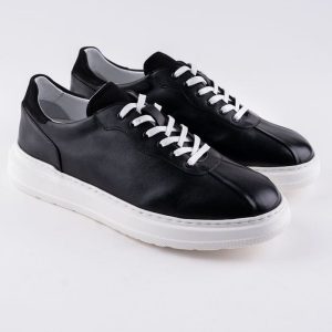 Baskets en cuir Danilo – BLC09 Noir