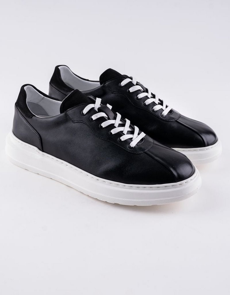 Baskets en cuir Danilo – BLC09 Noir