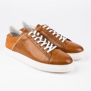 Baskets en cuir Leo – CU21 Camel