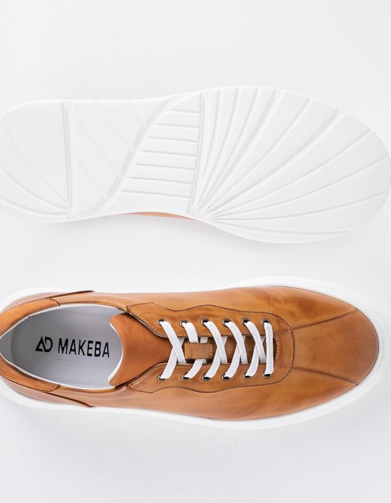 Baskets en cuir Danilo – BLC09 Camel – Image 4