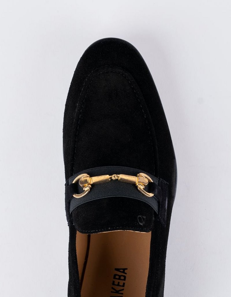 Chaussures en cuir Luca – CLA7 Daim Noir – Image 3