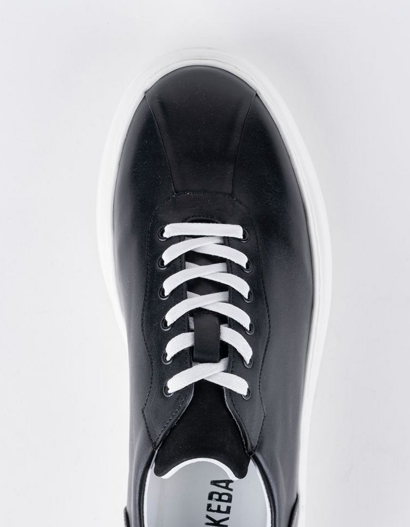 Baskets en cuir Danilo – BLC09 Noir – Image 3