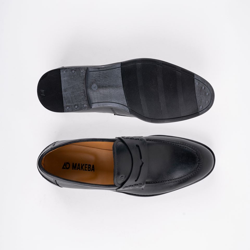 Chaussures en cuir Carlo – CH07 Noir – Image 4