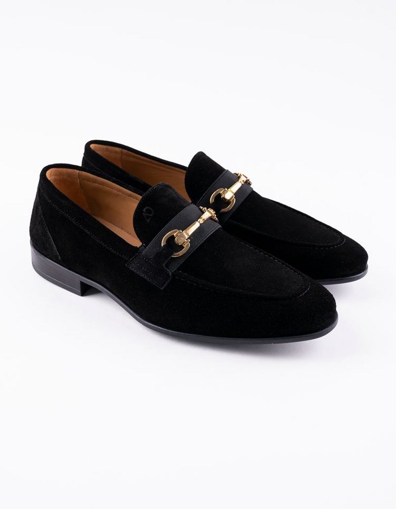 Chaussures en cuir Luca – CLA7 Daim Noir