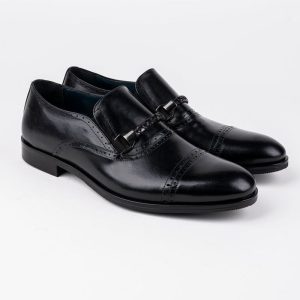 Chaussures en cuir Dante – DB01 Noir