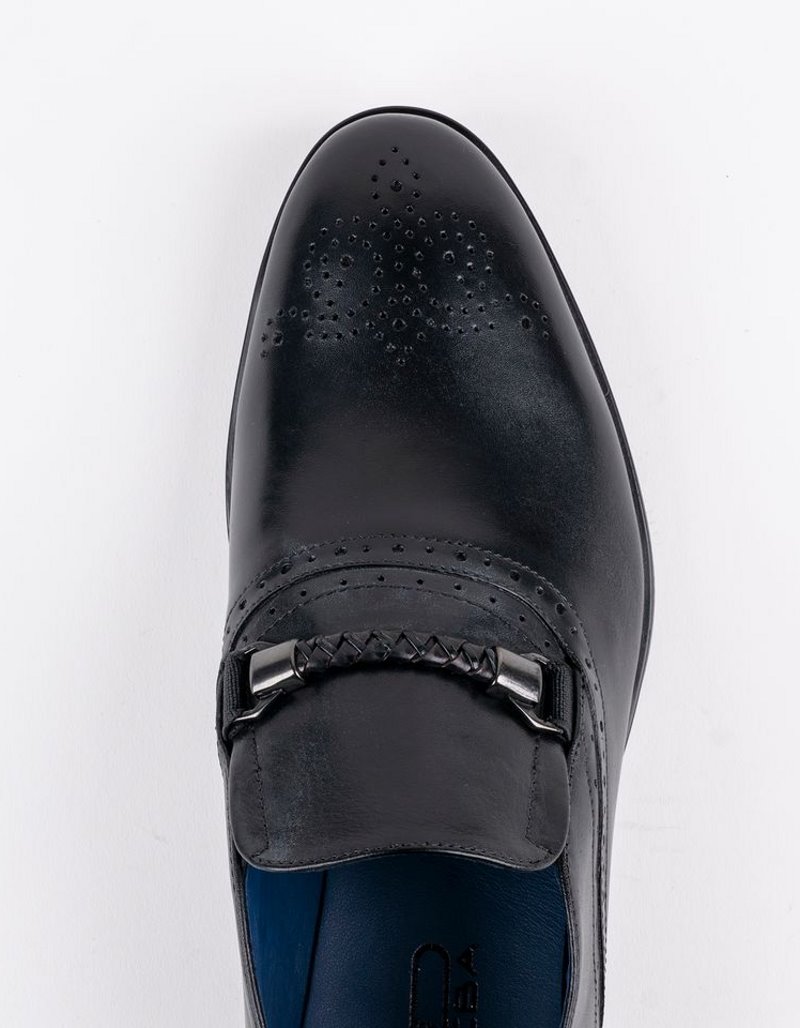 Chaussures en cuir Dante – DB09 Noir – Image 3