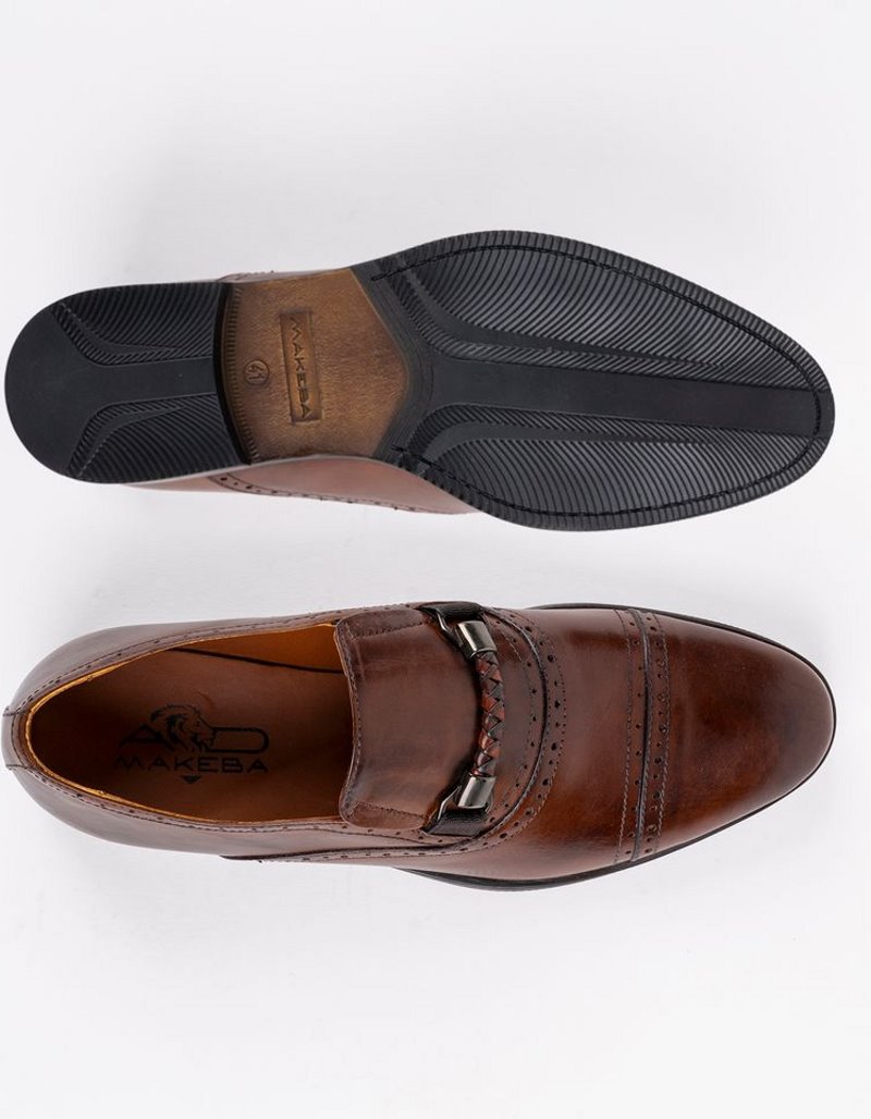 Chaussures en cuir Dante – DB01 Marron 290 – Image 4