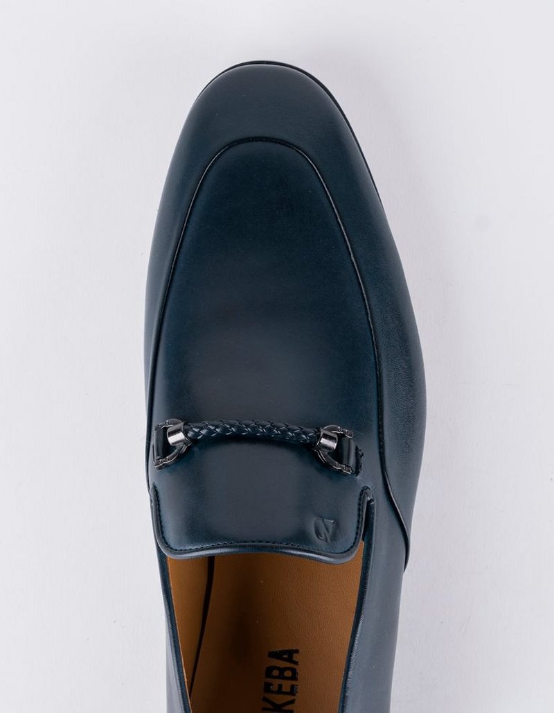 Chaussures en cuir Luca – CLA32 Bleu – Image 3