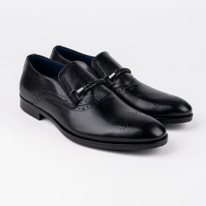 Chaussures en cuir Dante – DB09 Noir