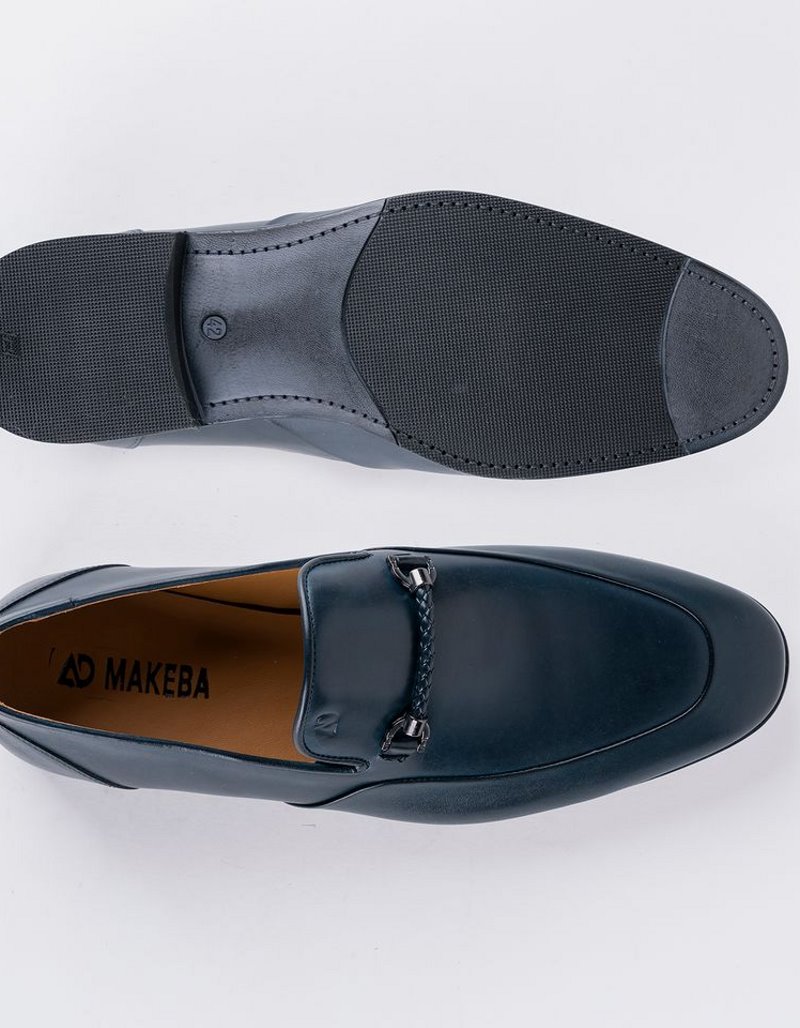 Chaussures en cuir Luca – CLA32 Bleu – Image 4