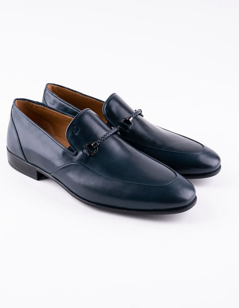 Chaussures en cuir Luca – CLA32 Bleu – Image 2