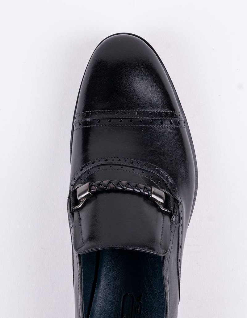Chaussures en cuir Dante – DB01 Noir – Image 3