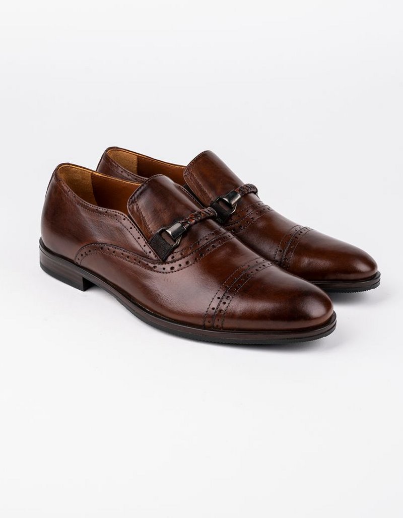 Chaussures en cuir Dante – DB01 Marron 290 – Image 2