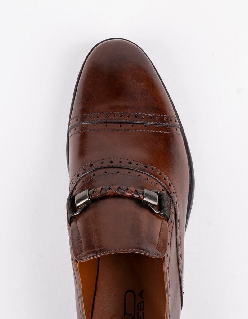 Chaussures en cuir Dante – DB01 Marron 290 – Image 3
