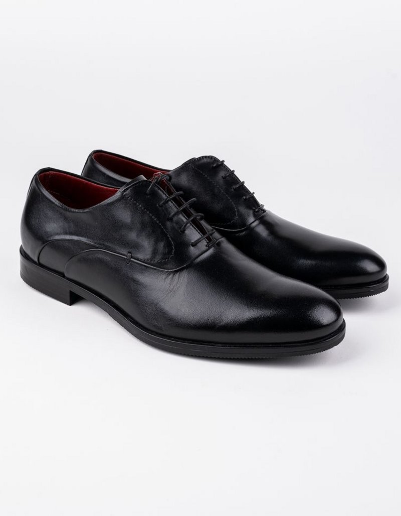 Chaussures en cuir Dante – DB04 Noir – Image 2