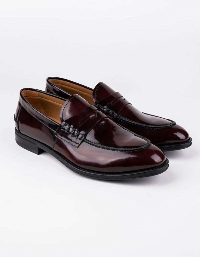 Chaussures en cuir Carlo – CH07 Bordeaux