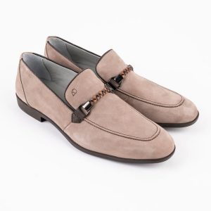 Chaussures en cuir Otto – 8711 Nubuck Beige