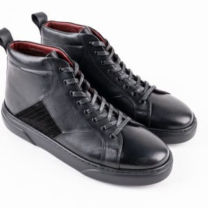 Boots en cuir Enzo – E10 Noir