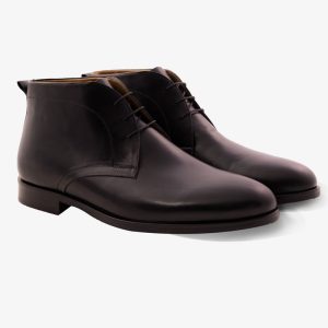 Boots en cuir Dante – DB10 Noir