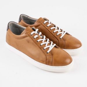 Baskets en cuir Leo – CU05 Camel
