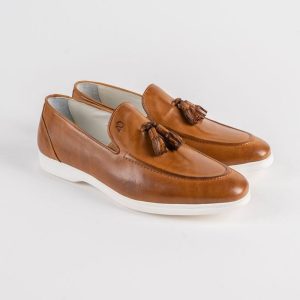 Mocassins en cuir  Emiliano – TE03 Cuir Camel