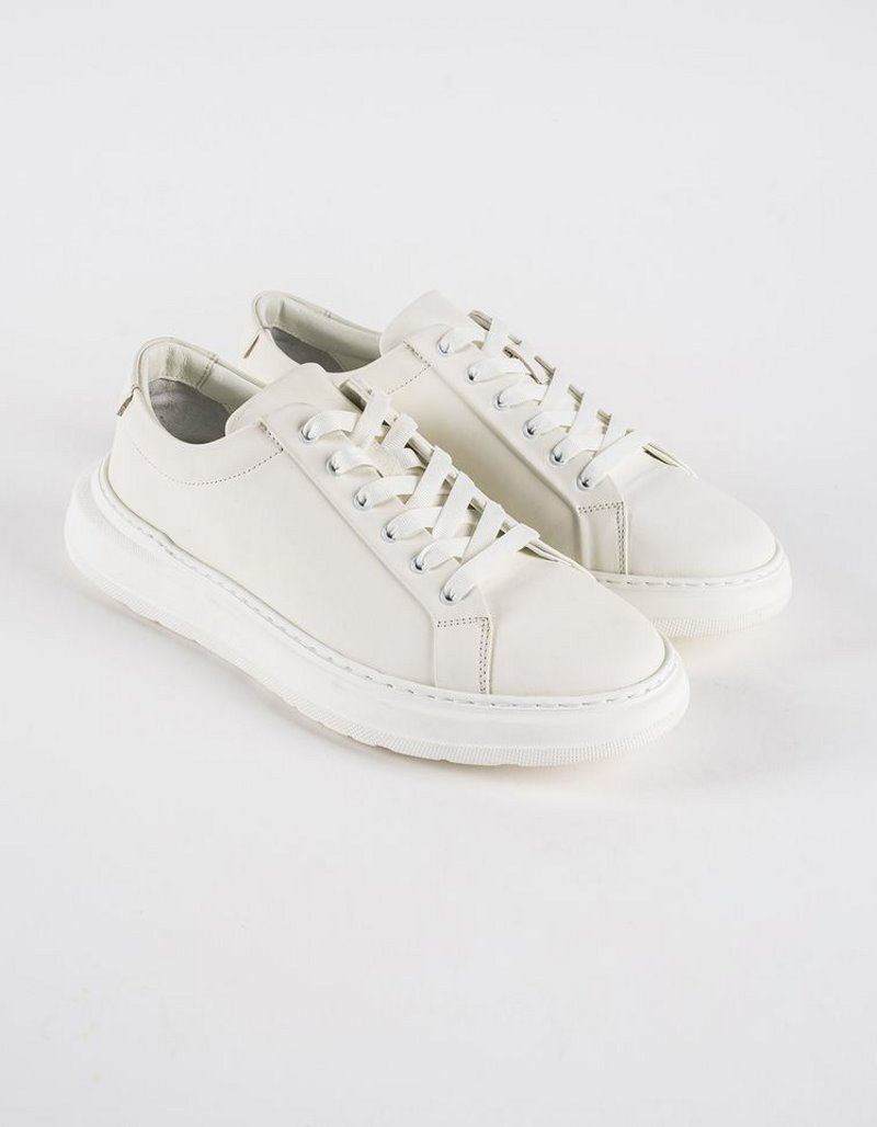 Baskets en cuir Danilo – BLC50 Blanc