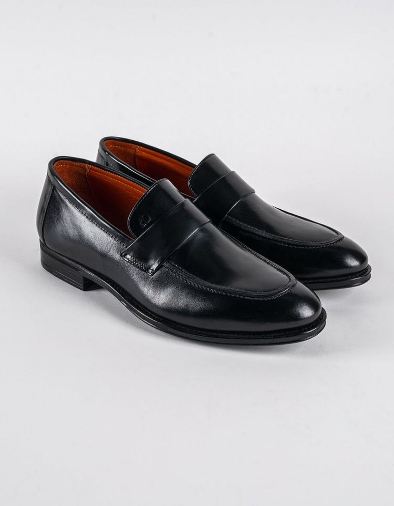 Chaussures en cuir Carlo – CH04 Noir – Image 2