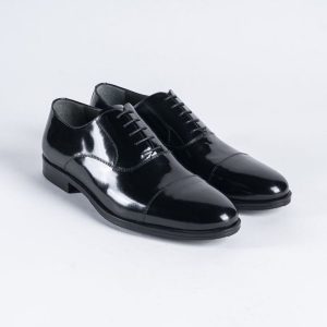 Chaussure en cuir Dante – DB21 Noir Brillant