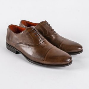 Chaussures en cuir Silvio – 8612 Marron