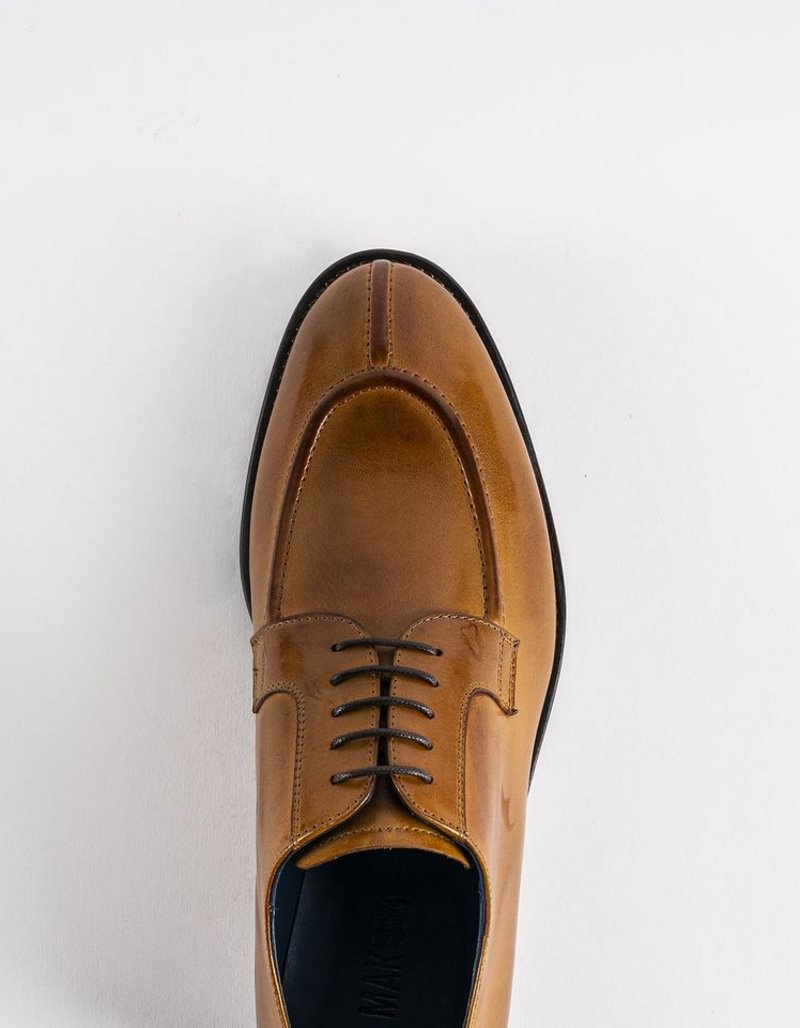 Chaussures en cuir Carlo – CH01 Camel – Image 3