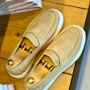 Chaussures en cuir – 3204 DAIM BEIGE