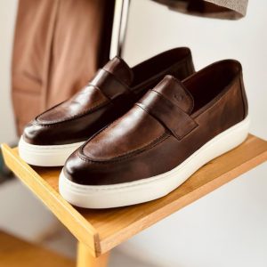 Chaussures en cuir – 3204 Marron