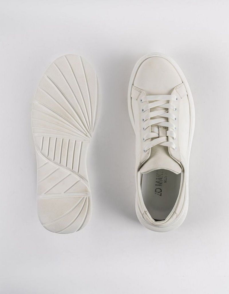 Baskets en cuir Danilo – BLC50 Blanc – Image 4