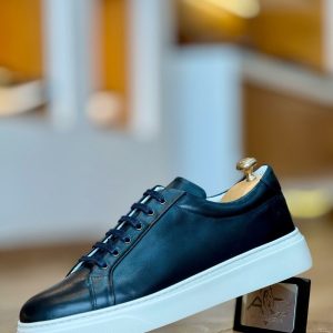 Baskets en cuir– 3250 BLEU