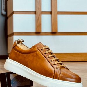 Baskets en cuir– 3250 CAMEL