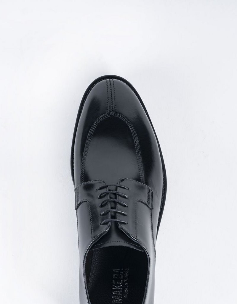 Chaussures en cuir Carlo – CH12 Noir – Image 3