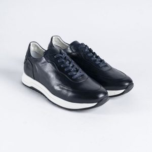 Baskets en cuir Marco – 1304 Bleu